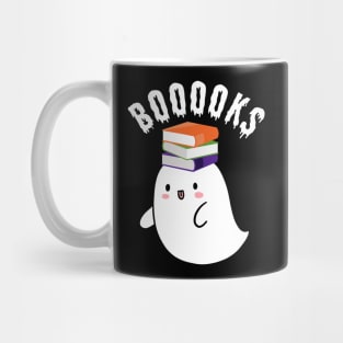 Halloween Ghost Booooks Mug
